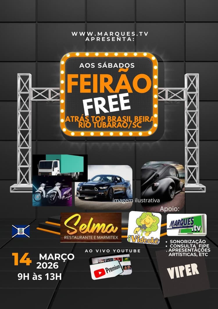 Feirão Free Veículos - 14 de Março 2026